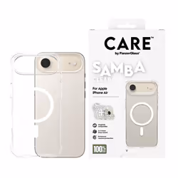 PanzerGlass CARE by ® Fashionable Cover Samba Trasparente con MagSafe Bianco iPhone 17 Air - Vista aggiuntiva 2