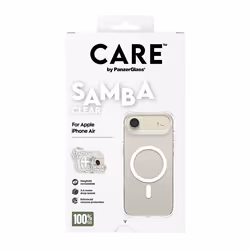PanzerGlass CARE by ® Fashionable Cover Samba Trasparente con MagSafe Bianco iPhone 17 Air - Vista aggiuntiva 3