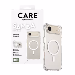 PanzerGlass CARE by ® Fashionable Cover Samba Trasparente con MagSafe Bianco iPhone 17 Air - Vista aggiuntiva 5