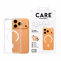 PanzerGlass CARE by ® Fashionable Cover Samba Trasparente con MagSafe Bianco iPhone 17 Pro - Vista aggiuntiva 2