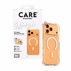 PanzerGlass CARE by ® Fashionable Cover Samba Trasparente con MagSafe Bianco iPhone 17 Pro Max - Vista aggiuntiva 5
