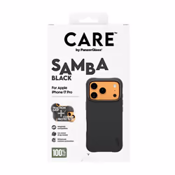 PanzerGlass CARE by ® Fashionable Cover Samba Nero con MagSafe iPhone 17 Pro - Vista aggiuntiva 3