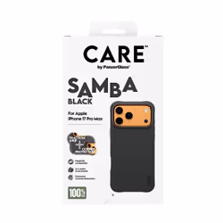 PanzerGlass CARE by ® Fashionable Cover Samba Nero con MagSafe iPhone 17 Pro Max - Vista aggiuntiva 3