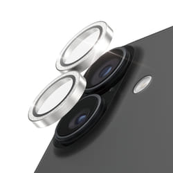 PanzerGlass ® Hoops® Camera Lens Protector Glitter Silver iPhone 17 | iPhone 16 | 16 Plus Pellicola proteggischermo trasparente Apple 1 pz