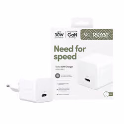PanzerGlass empower by ® Turbo 30W Caricatore USB-C | EU Plug | Bianco - Vista aggiuntiva 2