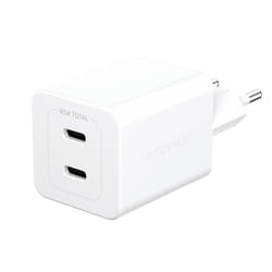 PanzerGlass empower by ® Turbo 45W Caricatore incl. 2 x USB-C | EU Plug | Bianco