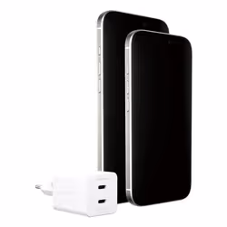 PanzerGlass empower by ® Turbo 45W Caricatore incl. 2 x USB-C | EU Plug | Bianco - Vista aggiuntiva 4