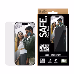 PanzerGlass SAFE. by ® Privacy Screen Protector iPhone 17 | iPhone 16 Pro | Ultra-Wide Fit w. EasyAligner Pellicola proteggischermo trasparente Apple 1 pz - Vista aggiuntiva 2