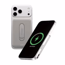 PanzerGlass empower™ by ® empower™ Bank w. Spin Stand | 5000mAh | Titanium - Vista aggiuntiva 4