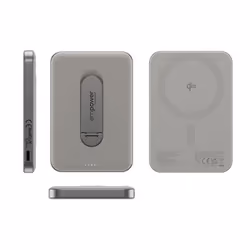 PanzerGlass empower™ by ® empower™ Bank w. Spin Stand | 5000mAh | Titanium - Vista aggiuntiva 5