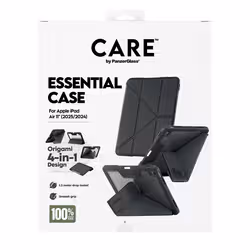 PanzerGlass CARE™ by Essential Case Black iPad Air 11" (2024-2026) custodia per cellulare Cover Nero - Vista aggiuntiva 3