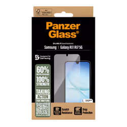 PanzerGlass ® Screen Protector Samsung Galaxy A17 | A17 5G | Ultra-Wide Fit w. EasyAligner Pellicola proteggischermo trasparente 1 pz - Vista aggiuntiva 3