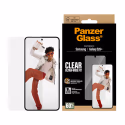 PanzerGlass ® Screen Protector Samsung Galaxy S26+ | Ultra-Wide Fit w. EasyAligner Pellicola proteggischermo trasparente 1 pz - Vista aggiuntiva 2
