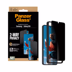 PanzerGlass ® 2-Way Privacy Screen Protector Samsung Galaxy S26 | Ultra-Wide Fit w. EasyAligner Pellicola proteggischermo trasparente 1 pz - Vista aggiuntiva 6