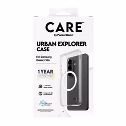 PanzerGlass CARE™ by ® Urban Explorer Case Transparent w. White Qi Samsung Galaxy S26 custodia per cellulare Cover Trasparente - Vista aggiuntiva 3
