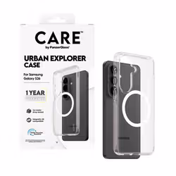 PanzerGlass CARE™ by ® Urban Explorer Case Transparent w. White Qi Samsung Galaxy S26 custodia per cellulare Cover Trasparente - Vista aggiuntiva 5