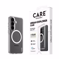 PanzerGlass CARE™ by ® Urban Explorer Case Transparent w. White Qi Samsung Galaxy S26 custodia per cellulare Cover Trasparente - Vista aggiuntiva 6
