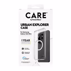 PanzerGlass CARE™ by ® Urban Explorer Case Transparent w. White Qi Samsung Galaxy S26 Ultra custodia per cellulare Cover Trasparente - Vista aggiuntiva 3