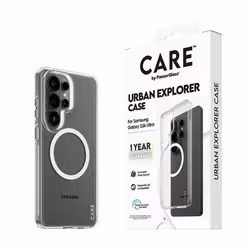 PanzerGlass CARE™ by ® Urban Explorer Case Transparent w. White Qi Samsung Galaxy S26 Ultra custodia per cellulare Cover Trasparente - Vista aggiuntiva 6