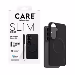 PanzerGlass CARE™ by ® SLIM Cover Nero con Qi Samsung Galaxy S26 - Vista aggiuntiva 5