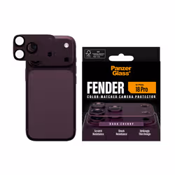 PanzerGlass ® Fender Camera Protector Dark Cherry iPhone 2026 Pro Pellicola proteggischermo trasparente 1 pz - Vista aggiuntiva 2