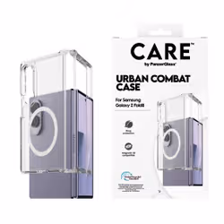 PanzerGlass CARE™ by ® Urban Combat Case Transparent w. White Qi Samsung Fold8 custodia per cellulare Cover Trasparente - Vista aggiuntiva 2