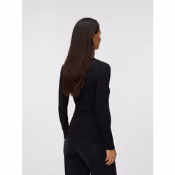 Vero Moda 5715911708277 Canottiera Scollo rotondo Manica lunga Cotone, Elastan - Vista aggiuntiva 2