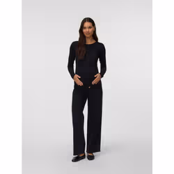 Vero Moda 5715911708277 Canottiera Scollo rotondo Manica lunga Cotone, Elastan - Vista aggiuntiva 4