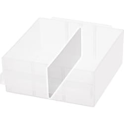 raaco 150-03/04 divisore Polipropilene (PP) Trasparente 16 pz