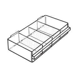 H64Xb279Xt153 Mm, Cassetto, Trasparente - Raaco