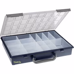 Dettagli tecnici Caratteristiche componenti suddivisione fissa Colore Blu, Trasparente Dimensione del prodotto, larghezza 261 ...