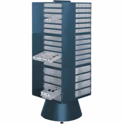 Torre rotante DC 250 Vuoto, per il montaggio di 12 scomparti cassetto serie 250 di vostra scelta