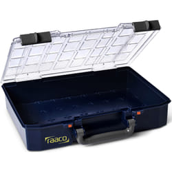 raaco CarryLite 80 4x8-0 Blu Policarbonato (PC), Polipropilene (PP)