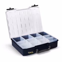raaco CarryLite 80 4x8-0 Blu Policarbonato (PC), Polipropilene (PP) - Vista aggiuntiva 2