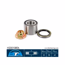 Altezza 1 [mm]: 42. Diametro esterno 1 [mm]: 58. Diametro interno 1 [mm]: 30. Indice: H23010BTA. Lato montaggio: Assale poste ...