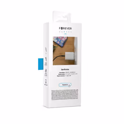 Forever GSM045481 Caricabatterie per dispositivi mobili Universale Bianco AC Ricarica rapida Interno