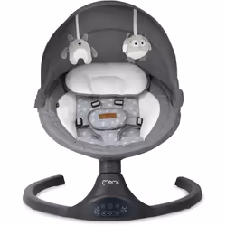 MoMi BULE00022 altalena per bambino Sdraietta a dondolo per bambino Grigio - Vista aggiuntiva 4