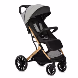 MoMi Estelle Dakar Leopard, Velo per culla, Passeggino all-terrain, Qualsiasi tipo, Ripiegabile, Nero, Grigio