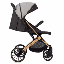 MoMi Estelle Dakar Leopard Passeggino all-terrain 1 seduta(e) Nero, Grigio - Vista aggiuntiva 4