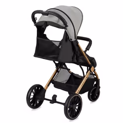 MoMi Estelle Dakar Leopard Passeggino all-terrain 1 seduta(e) Nero, Grigio - Vista aggiuntiva 6