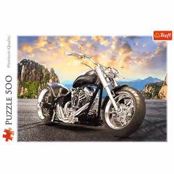 Trefl Black motorcycle Puzzle 500 pz Sport - Vista aggiuntiva 3
