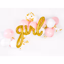 PartyDeco Folienballon Girl Pallone giocattolo