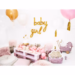 PartyDeco Folienballon Girl Pallone giocattolo