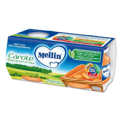 Mellin Omogeneizzato Carote 2 X 80 G 160 g Pappa
