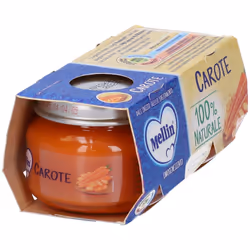 Mellin Omogeneizzato Carote 2 X 80 G 160 g Pappa