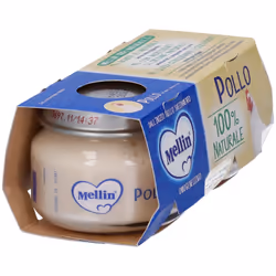 Mellin Omogeneizzato Pollo 2 Confezioni da 80g