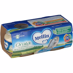Mellin Omogeneizzato Orata per Svezzamento 2x80g