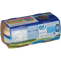 Mellin Omogeneizzato Salmone per Bambini 2 Vasetti da 80g