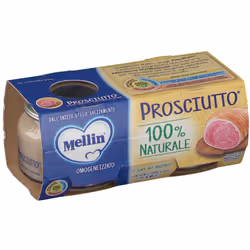 Mellin Omogeneizzato Prosciutto 2 Confezioni da 80g