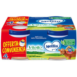 Mellin® Omogeneizzato Vitello 4 x 80 g 4x80 Pappa
